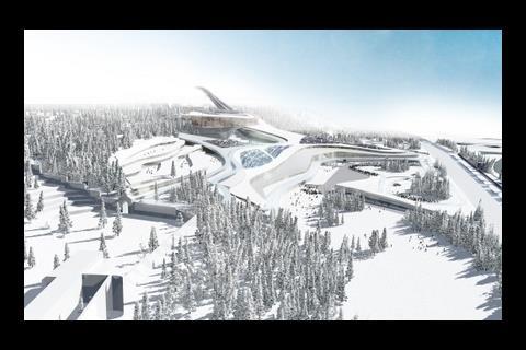 Wilkinson Eyre's Nizhny Novgorod winter sports complex in Russia